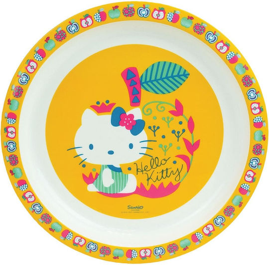 Ango Feeding Set Hello Kitty made of Plastic Multicolour 3pcs