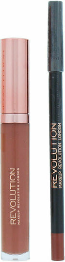 Revolution Beauty Retro Luxe Σετ Μακιγιάζ για τα Χείλη Gloss Truth 2τμχ