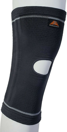 Medical Brace MB.4006 Elastic Knee Brace with Hole & Pads Black