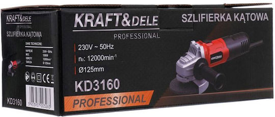 Kraft & Dele Τροχός 125mm Ρεύματος 1500W