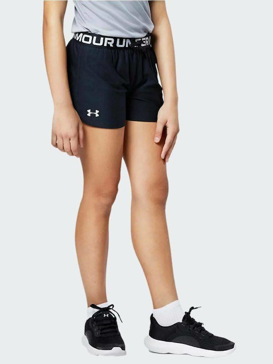 Kids' Athletic Shorts/Bermudas Play Up Solid Black