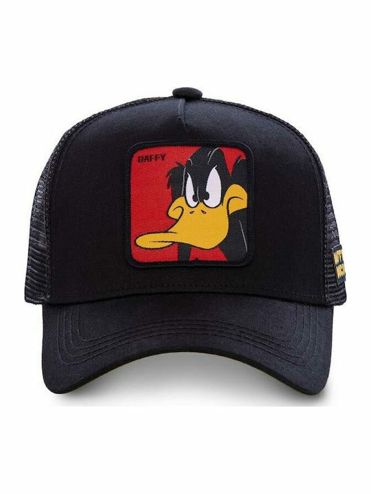 Looney Tunes Daffy Duck Men's Trucker Cap Black