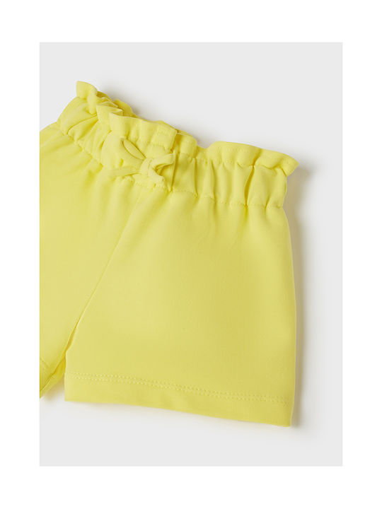 Mayoral Kids Shorts/Bermuda Fabric Yellow