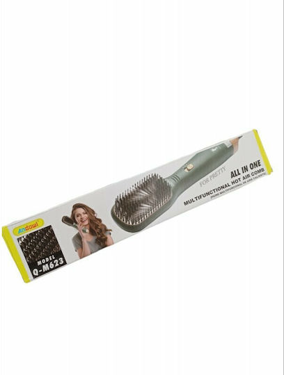 Andowl Electric Hair Brush with Air for Straightening 1000W