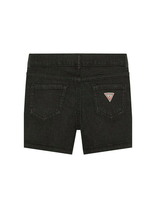 Guess Kinder Shorts/Bermudas Denim Schwarz