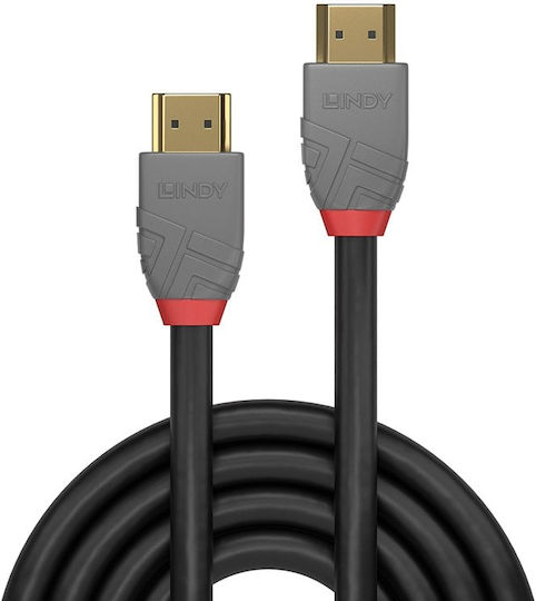 Lindy Cable HDMI male - HDMI male 2m Μαύρο