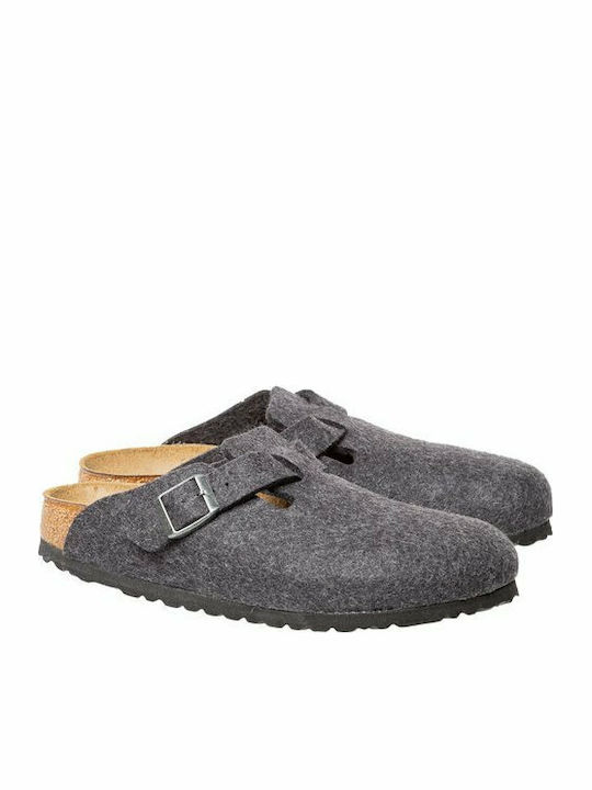 Boston Men's Slipper Narrow Fit Gray