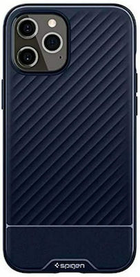 Spigen Armor Umschlag Rückseite Silikon Marineblau (iPhone 12 Pro Max) ACS01472