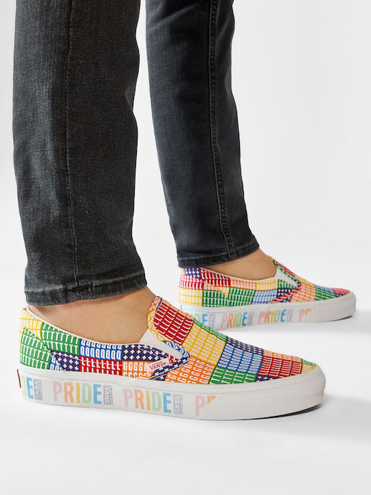 Classic Pride Stoff Herren Slip-Ons Pride