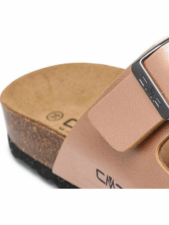 Eco Thalitha Women's Flat Sandals Rose Gold