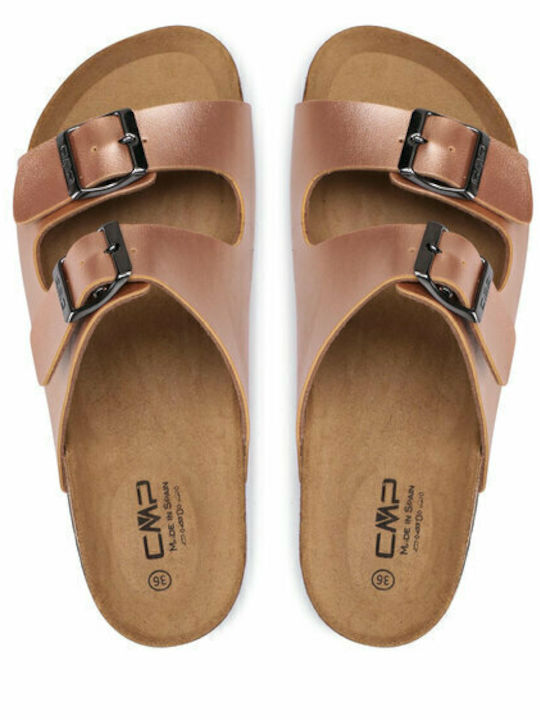 Eco Thalitha Women's Flat Sandals Rose Gold