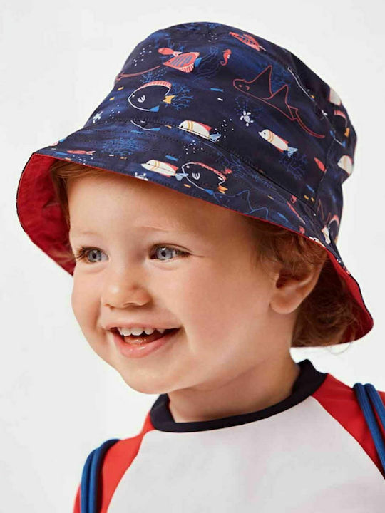 Mayoral Kids Swimwear Swim Shorts with Hat Navy Blue
