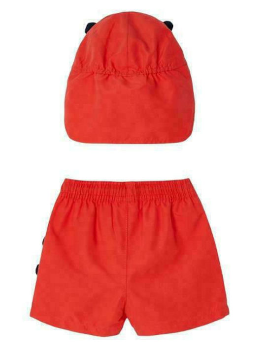 Mayoral Kinder Badebekleidung-Set mit Schirm Rot