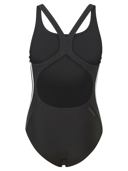 adidas 3-Stripes Kids Swimwear One-Piece Black