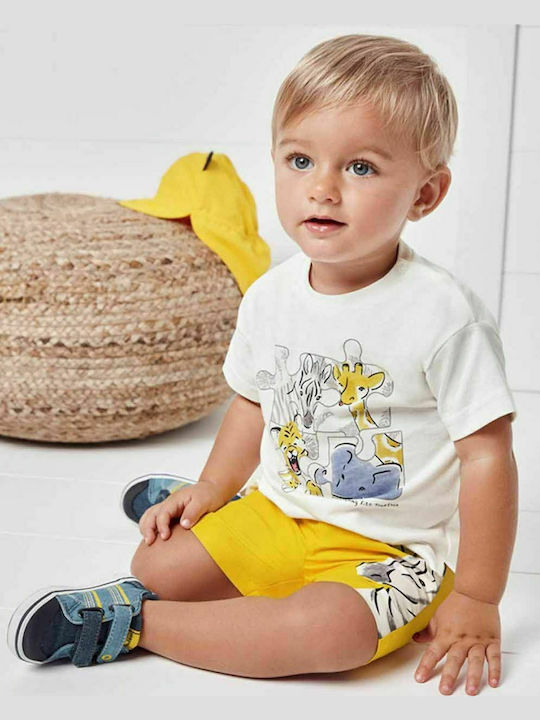 Mayoral Kinder Badeanzug Badeshorts mit Hut Gelb