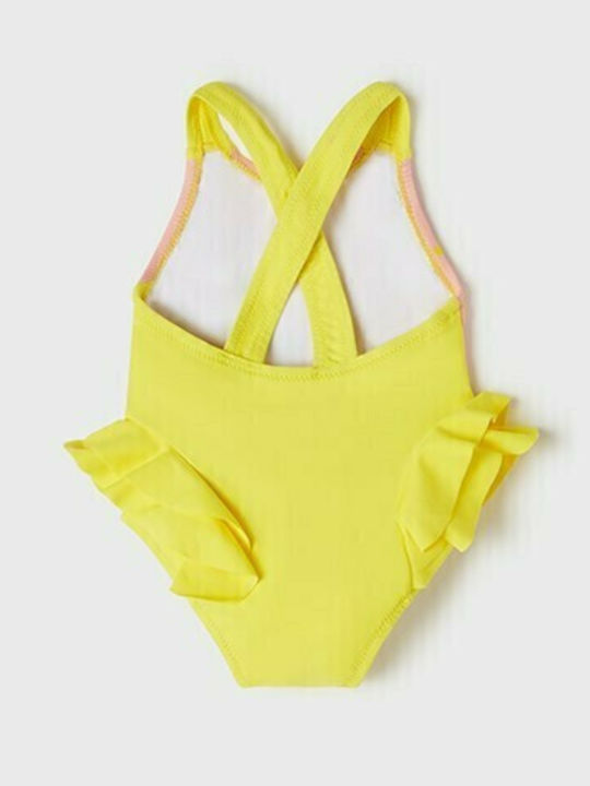Mayoral Kids Swimwear One-Piece Yellow