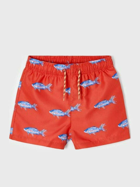 Mayoral Splash Ecofriends Kids Swimwear Swim Shorts Red
