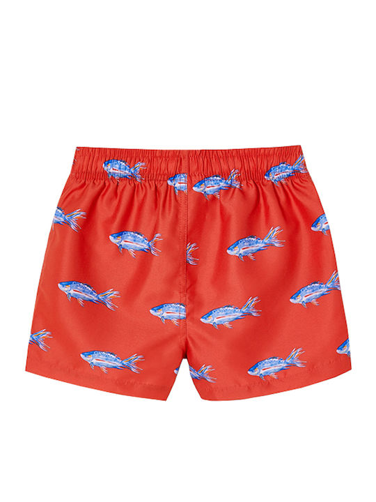 Mayoral Splash Ecofriends Kids Swimwear Swim Shorts Red