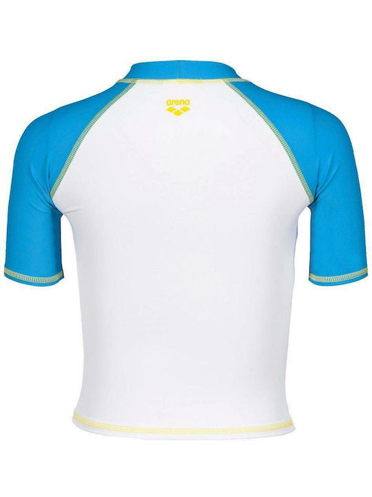 Arena Kinder Badeanzug Rashguard Weiß