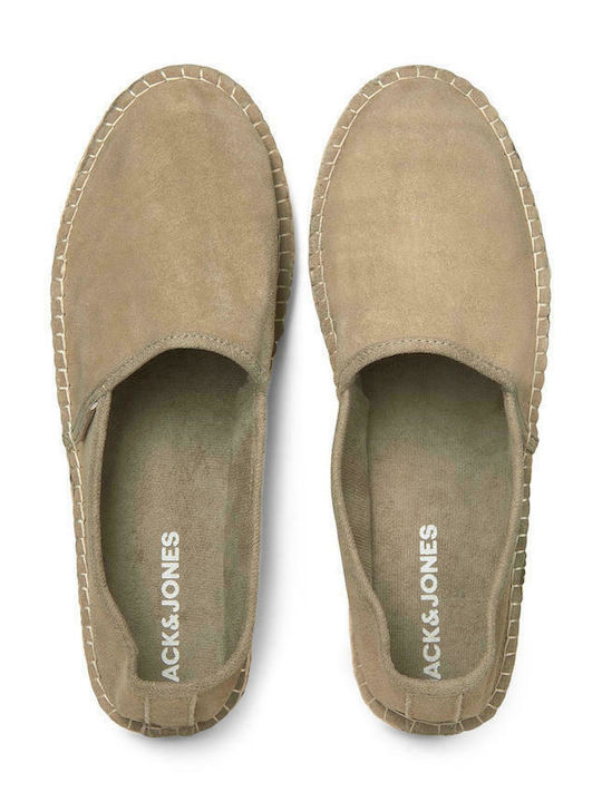 Wildleder Herren Espadrilles in Beige Farbe