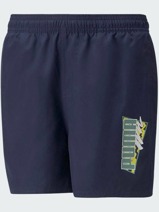 PUMA ESS+ Kids Swimwear Swim Shorts Navy Blue