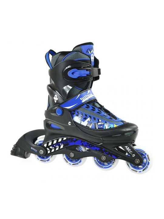 Inline Skates Outrace Inline Αυξομειούμενα Rollers Μπλε Ενηλίκων/Παιδικά Inline Skates Outrace Inline Αυξομειούμενα Rollers Μπλε Ενηλίκων/Παιδικά