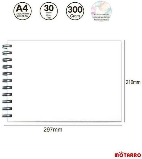 Watercolour Pad MP126-2 A4 21x29.7cm 30 Sheets