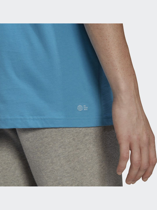 Trefoil Rush Athletic T-shirt Light Blue