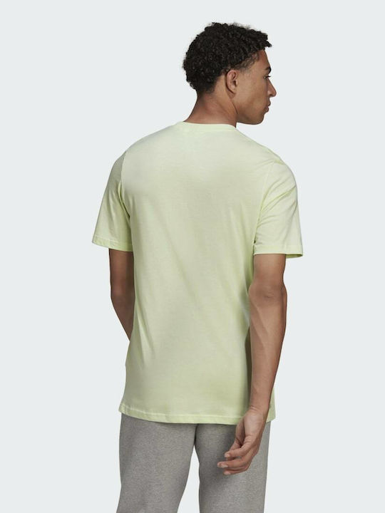 Adidas Trefoil Men's Short Sleeve T-shirt Yellow