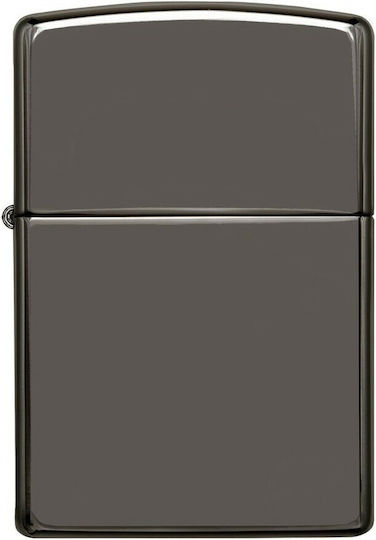 Zippo Classic Αντιανεμικός Αναπτήρας Φλόγας Black Ice