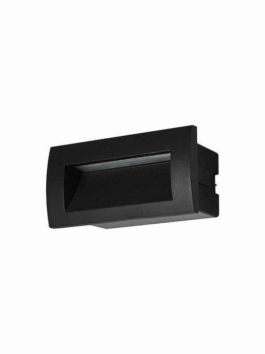 Avide AOLS3WLED-LAGL Wall-Mounted Outdoor Ceiling Light LED IP54 3W with Natural White Light 7x14εκ.