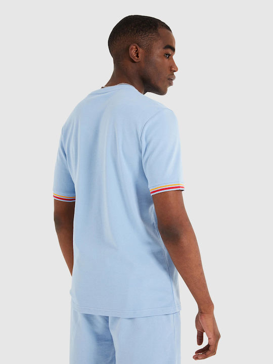 Ellesse T-shirt Bărbătesc cu Mânecă Scurtă Albastru deschis