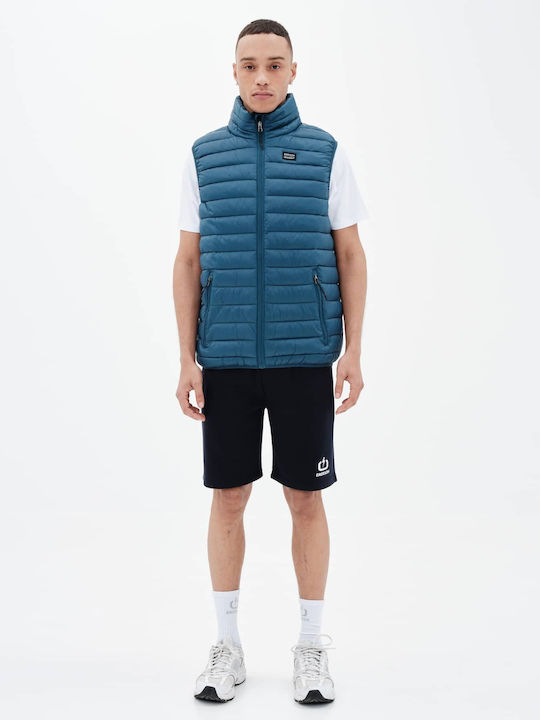 Безръкавно Зимно Puffer Водоустойчиво Синьо Мъжко Яке