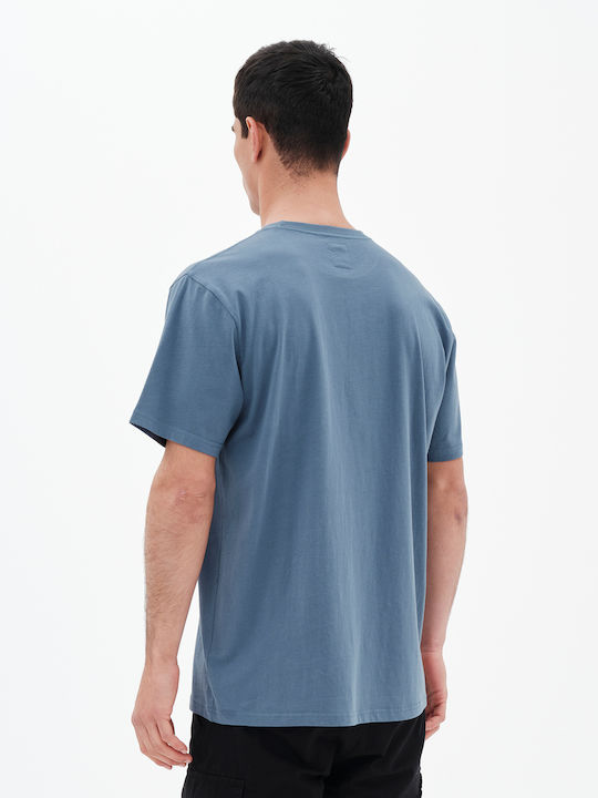 Emerson Ανδρικό T-shirt Dusty Blue με Λογότυπο