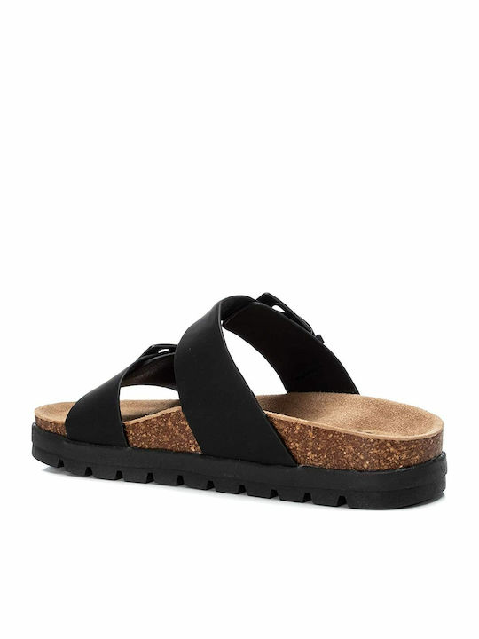 Sandale Casual Damă Flatforme Negru