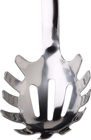 Bergner Deep Pasta Slotted Spoon Stainless Steel Silver 31cm