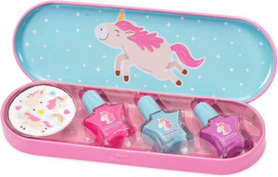 Martinelia Unicorn Sweet Dreams Tin Box Kids Nail Polishes 3pcs