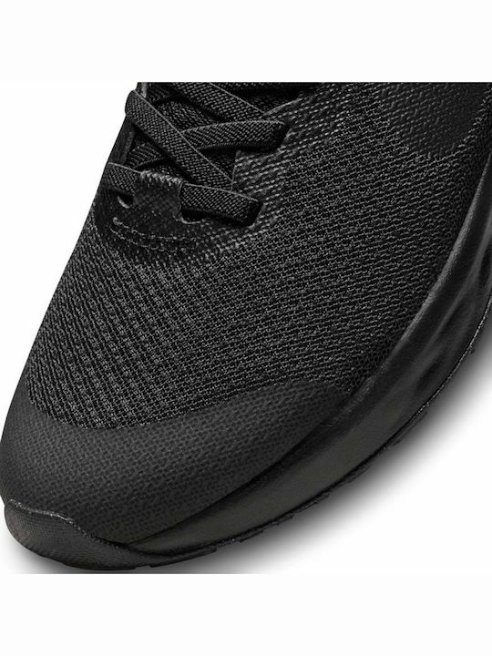 Revolution 6 Fly Ease Αθλητικά Παιδικά Παπούτσια Running με Σκρατς Μαύρα