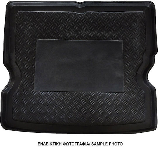 Kofferraummatten Wannenartig 1Stück aus Gummi für Chevrolet Aveo 2002-2011 Schwarz