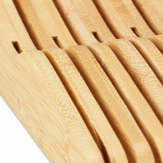 Relaxdays Βάση Μαχαιριών Bamboo