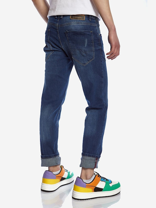 Camaro Herren Jeanshose in Slim Fit Blau