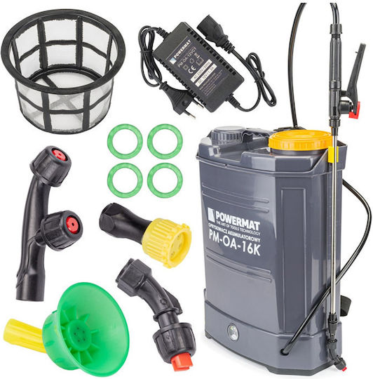 Powermat Pulverizator cu rucsac Baterie cu Capacitate 16lt