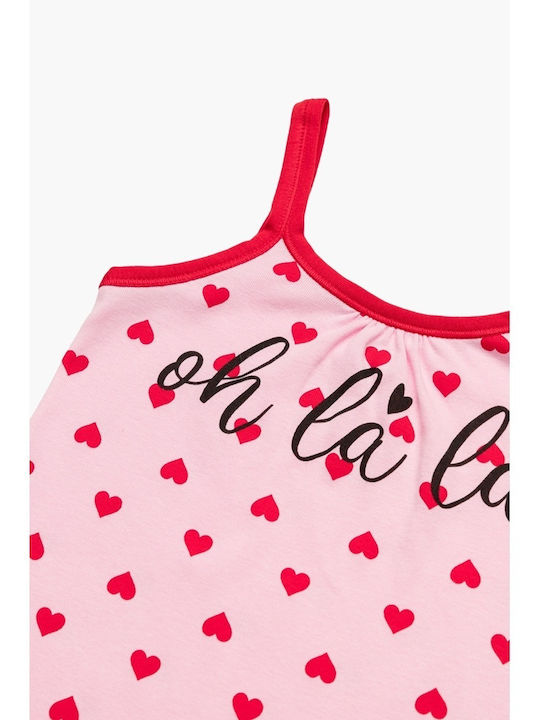 Minerva Kids' Pajamas Summer Pink Oh La La