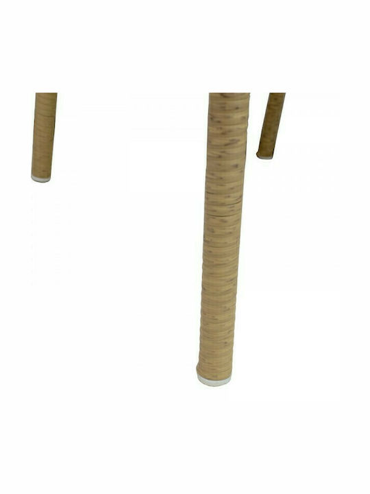 Πολυθρόνα Εξωτερικού Χώρου Rattan Laura Φυσικό 58x58x90εκ.