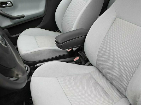 Car Leather Armrest for Seat Ibiza III Black