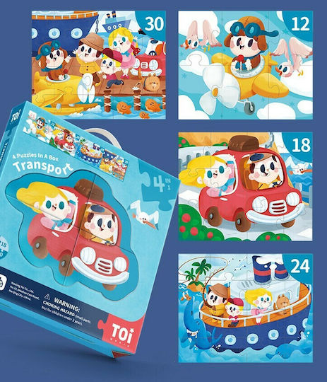 Παιδικό Puzzle ΠαζλοΙστορίες για 3+ Ετών 84pcs Toi World
