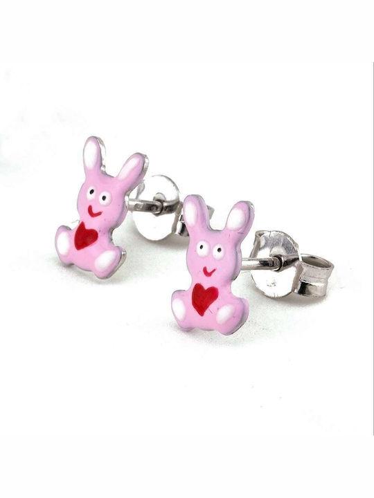 Silver Studs Kids Earrings