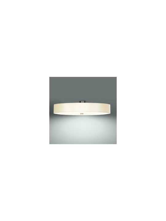 Sollux Skala 90 Modern Fabric Ceiling Light with Socket E27 White