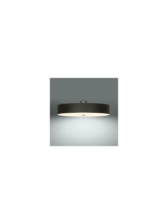 Sollux Skala 80 Modern Fabric Ceiling Light with Socket E27 80pcs Black