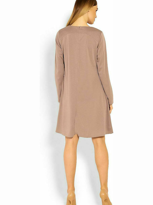 PeeKaBoo Mini Dress Cappuccino